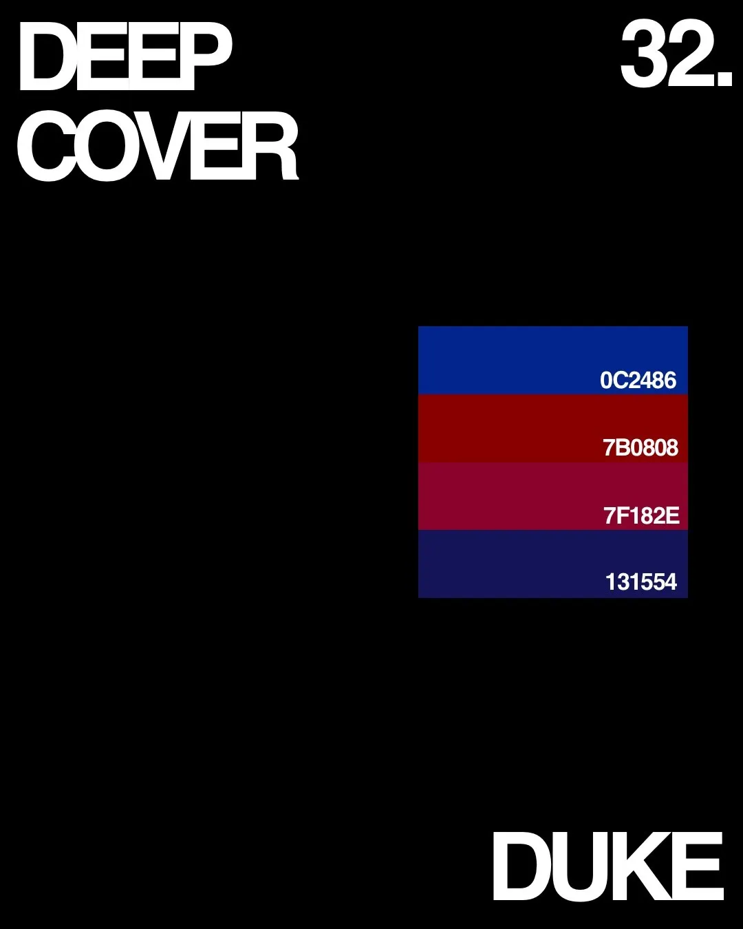 Deep Cover — [PST] screening poster — photo 3